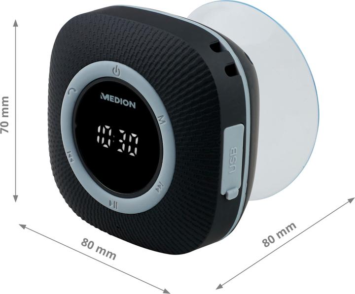 Produktbild Medion P66096 Duschradio (FM, Bluetooth)