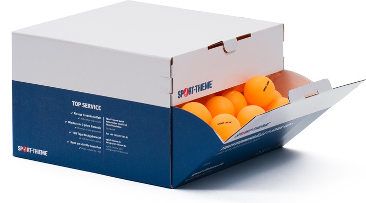 Actual product image Sport-Thieme Table tennis balls 1-Star 40+ (144 pcs.)