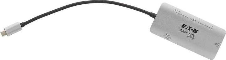 Actual product image Eaton 3-Port USB-C Hub - USB 3.2 Gen 1 3 USB-A Ports GbE Thunderbolt 3 100W PD Charging Al (USB-C, 3 ports)