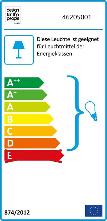 Energie-Label Nordlux Strap (E27)