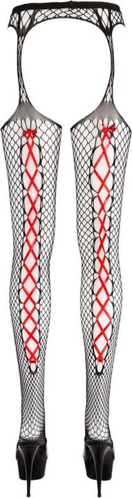 Actual product image Cottelli Collection Tights with satin lacing (S, M)