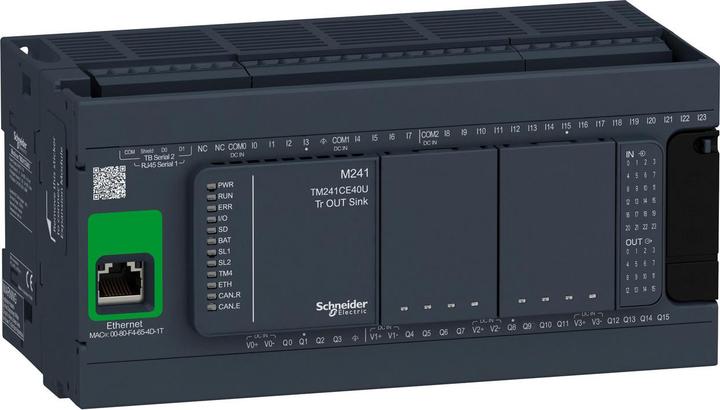 Produktbild Schneider Electric CONTROLLER M241-40IO TR.NPN ETHERNET