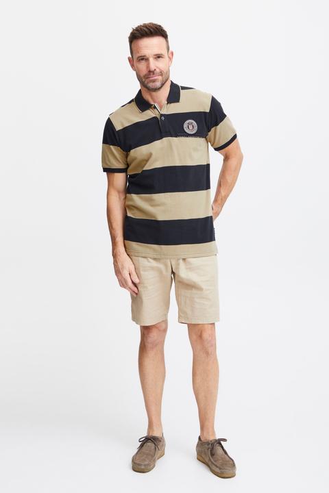 Image du produit FQ1924 FQPeter stripe polo w badge 21900639 (XL)