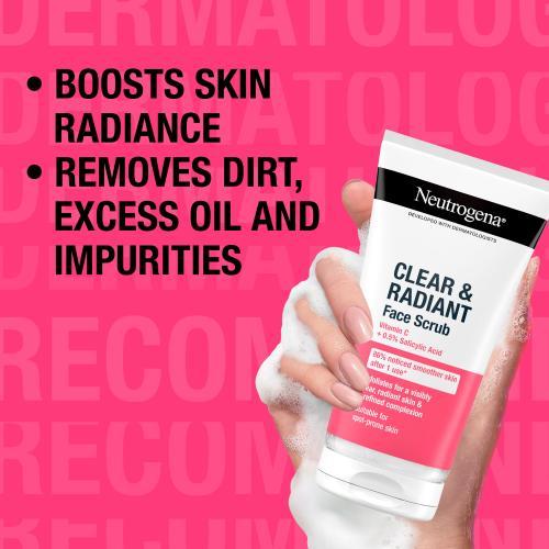 Immagine prodotto Neutrogena Clear & Radiant Face Scrub - 150 Ml (Scrub detergente, 150 ml)