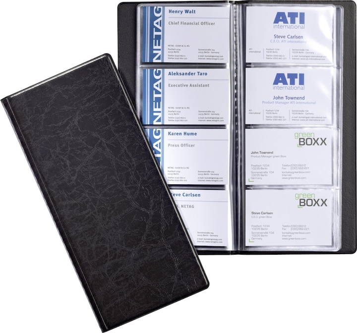 Actual product image Durable Business card book (57 x 90 mm)