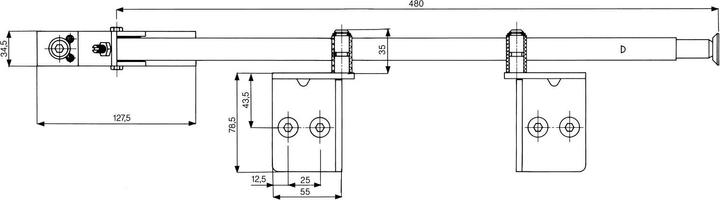Actual product image Dormakaba Closing sequence control (Indoor)
