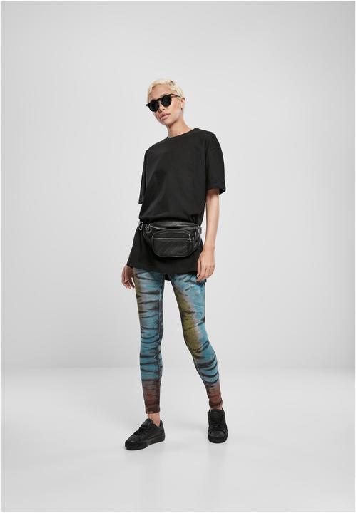 Actual product image Urban Classics Ladies Cotton Tie Dye High Waist Leggings (S)