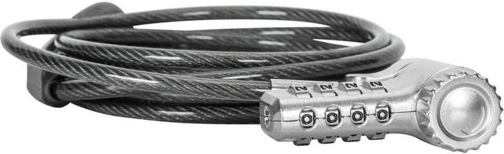 Actual product image Targus ASP96RGLX, 2 m, Combination lock, Galvanized steel, Silver