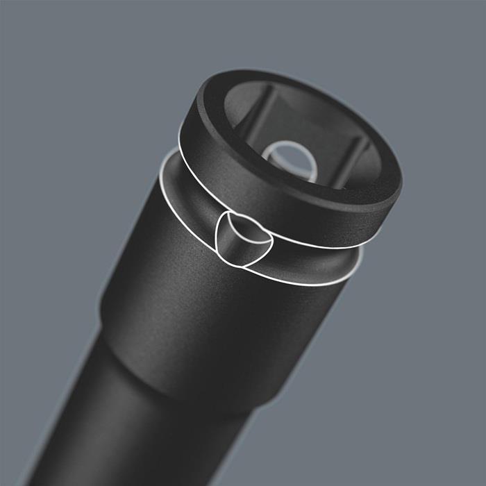 Actual product image Wera 8790 Nuss-Magnetleiste B Deep Impaktor Imperial 1, 3/8 (11/16", 1/2", 3/8", 7/16", 3/4", 5/16", 9/16", 5/8", 1/4")