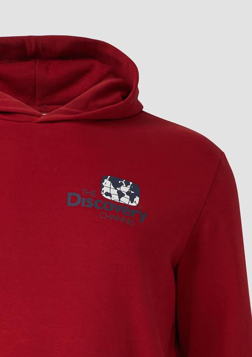 Produktbild s.Oliver Sweatshirt Softer Hoodie im Relaxed Fit mit Artwork (5XL)