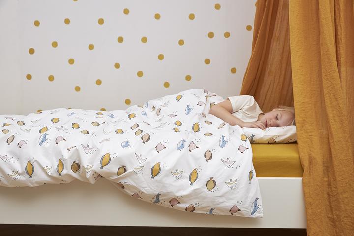 Productafbeelding Meyco Home jersey hoeslaken 160x200 honinggoud (160 x 200 cm)