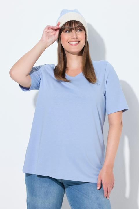 Actual product image Ulla Popken 2 Pack of Eco Cotton Basic Tees (54)