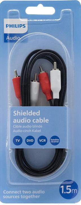 Actual product image Philips Câble audio stéréo SWA2521W/10 (0.24 m, Cinch)