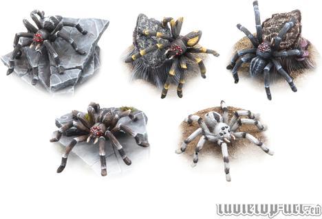 Immagine prodotto Tabletop-Art Set di ragni giganti (5) (Metallo)