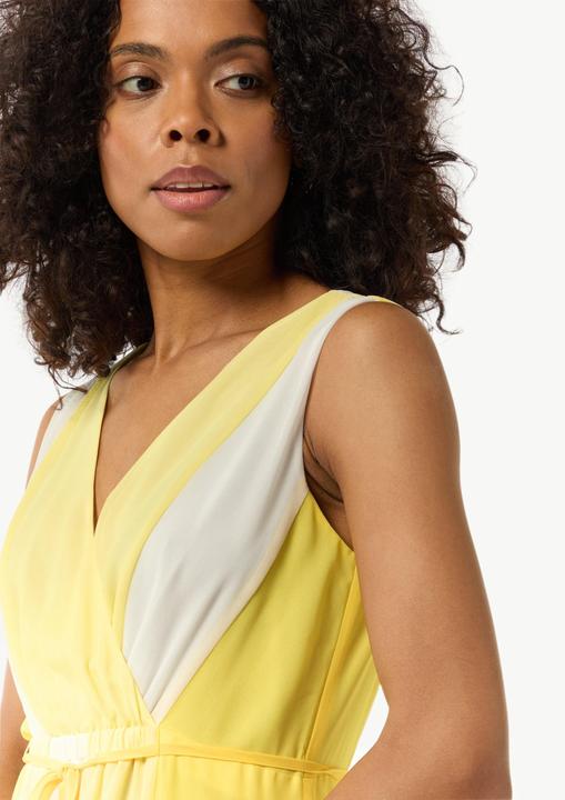 Actual product image Comma Kleid Chiffon-Kleid mit elastischer Taille und Bindeband (38)