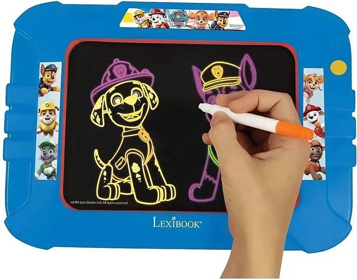 Actual product image Lexibook Electronic Neon Drawing Board Paw Patrol Helper on Four Paws (CRNEOPA)
