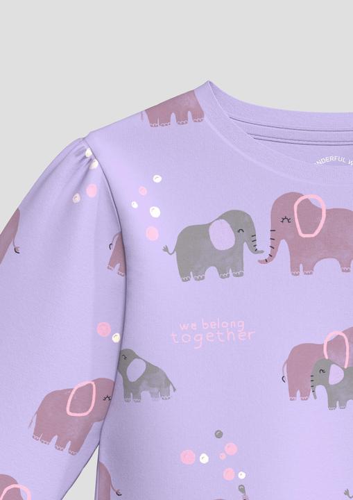 Produktbild S.Oliver T-Shirt Longsleeve mit All-over-Print (92)