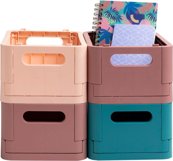 Actual product image Exacompta Boîte pliable The Smart Case mini Skandi - Bleu Pacifique