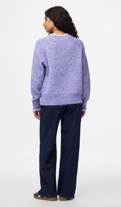 Image du produit Pieces Pcivy Ls O-Neck Contrast Knit Noos Bc (XS)