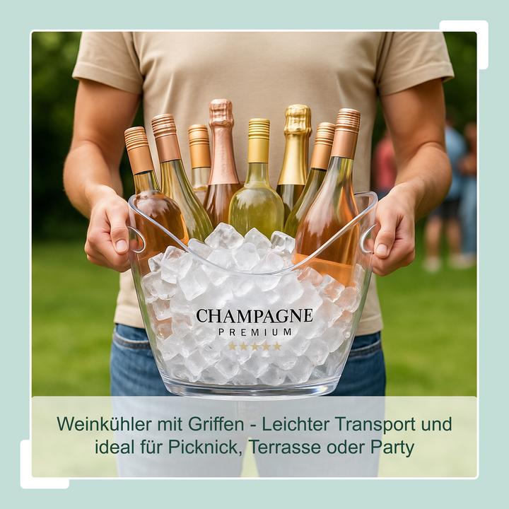 Actual product image Relaxdays Eiseimer 8l transparent