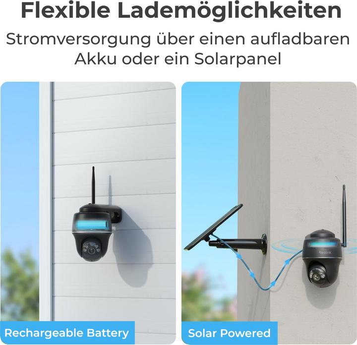 Produktbild Reolink Argus Series B430-B + Solar Panel 2-B (Solarpanel)