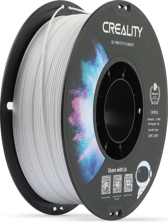 Produktbild Creality Filament (PETG, 1.75 mm, 1000 g, Weiss)