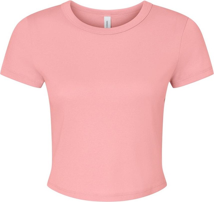 Actual product image Bella Canvas Womens/Ladies Micro-Rib Crop Top (XL)