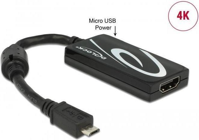Produktbild Delock HDMI (Typ A) — Micro-B USB (Micro USB, HDMI, 20 cm)