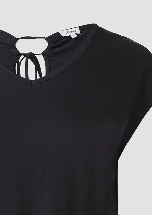 Image du produit S.Oliver T-Shirt Ärmelloses Relaxed-Fit-Shirt mit Cut-out und Schleife (54)