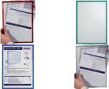 Produktbild Franken Magnet-Tasche FRAME IT X-tra!Line, DIN A3, rot Dokumentenhalter, transparent, magnetisch, Hartfolie (A3, 1 x)