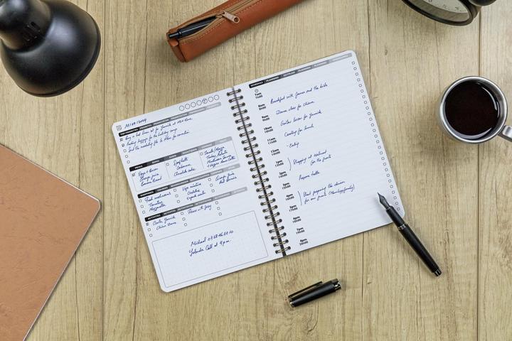 Produktbild Clairefontaine CLAIREFON Agenda AgeBag undatiert 782391C my Daily 125 Blatt schwarz A5 (A5)