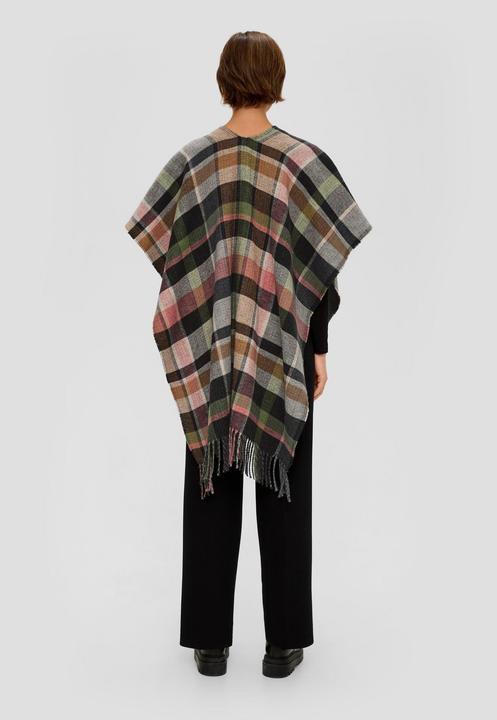 Produktbild s.Oliver Indoor-Poncho Poncho aus Baumwollmix (One Size)