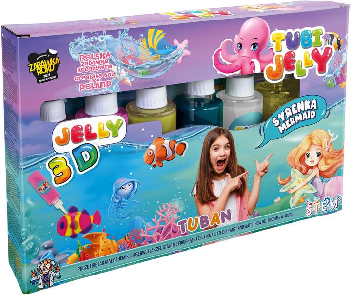 Actual product image Tuban Tubi Jelly Set of 6 Colours - Mermaid