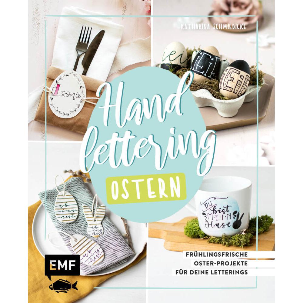 Edition Fischer, Osterdeko, Handlettering Ostern (21 x 17 x 1 cm)