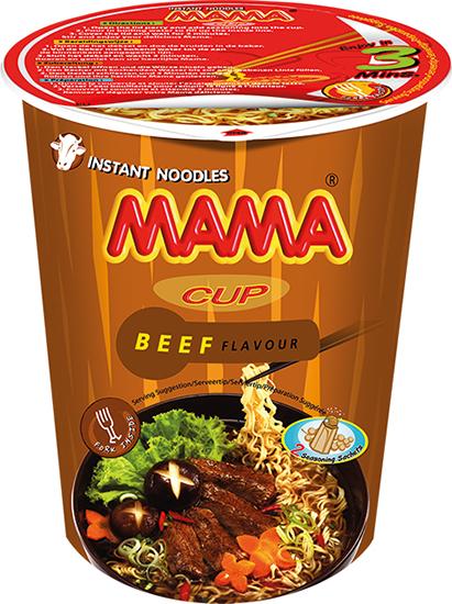 Produktbild Mama Instant Cup Noodles Beef (70 g)
