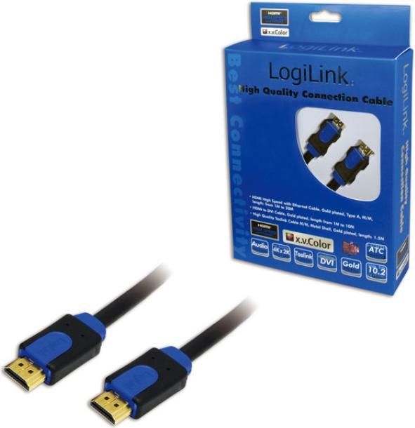 Image du produit LogiLink HDMI (Typ A) — HDMI (Typ A) (5 m, HDMI)