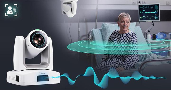 Actual product image AVer MD120UI Medical grade PTZ camera 4K 60 fps