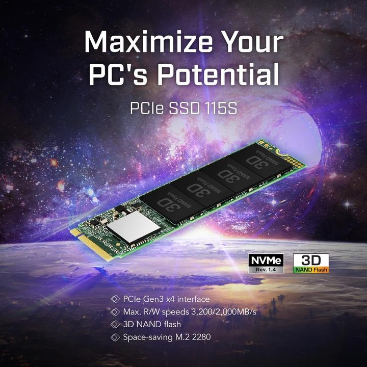 Produktbild Transcend MTE115S (1000 GB, M.2, M.2 2280)