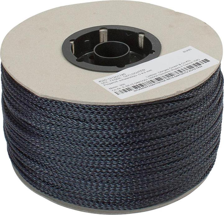 Immagine prodotto Dönges Corda in poliammide, 4,5 mm, 300 m, nero-blu (300 m)