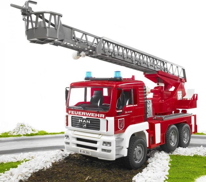 Produktbild Bruder Man Feuerwehr mit Drehleiter