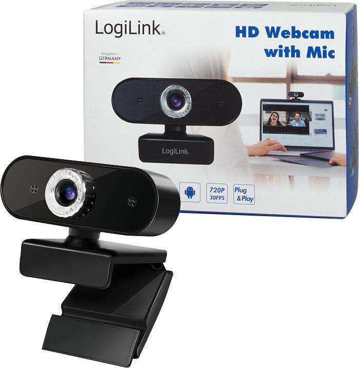 Image du produit LogiLink HD-USB-Webcam (0.90 Mpx)