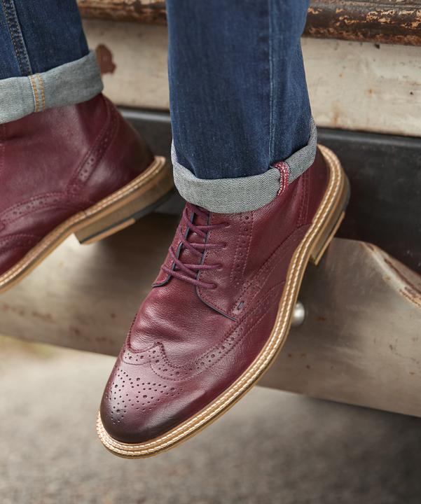 Image du produit Joe Browns Red Leather Brogue Boots (43)