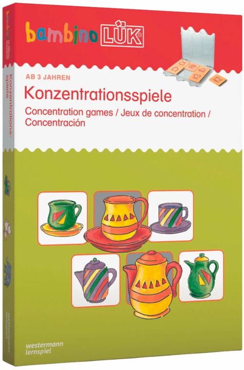 Produktbild Konzentrationsspiele (Deutsch, Englisch, Französisch, Multilingual, Spanisch, 3 - 5 Jahre)