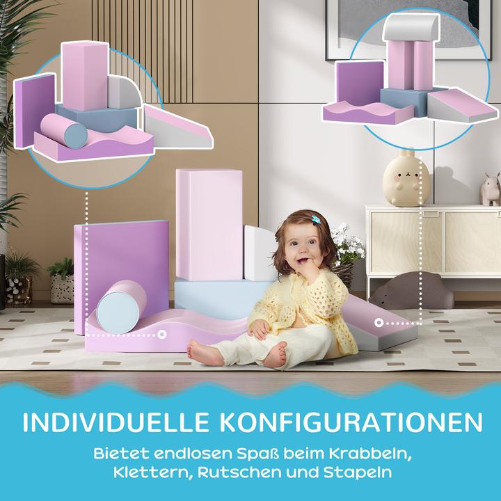 Produktbild Homcom Softbausteine Kunstleder, EPE Mehrfarbig