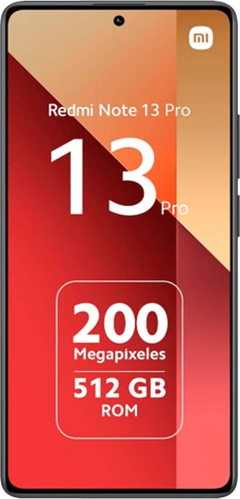 Immagine prodotto Xiaomi Redmi Note 13 Pro (512 GB, Midnight Black, 6.67", Doppia SIM Ibrida, 200 Mpx, 4G)