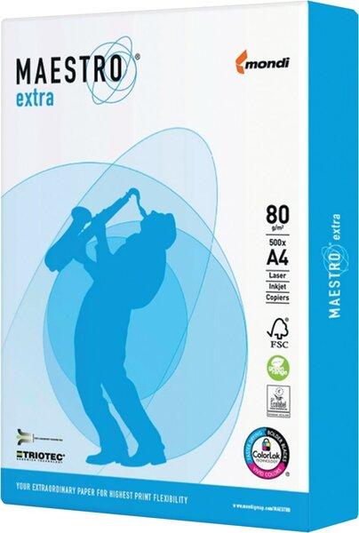 Mondi Kopierpapier MAESTRO extra DIN A4 80 g/qm 500 Blatt (80 g/m², 500 x)