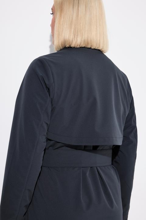 Produktbild Ulla Popken HYPRAR Softshell-Trenchcoat, wasserabweisend, Gürtel (56)