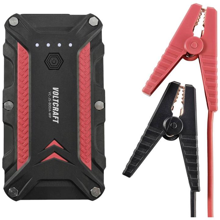 Produktbild Voltcraft Schnellstartsystem VC-JS-800A-WP VC-14064700 Starthilfestrom (12 V)=400A USB-Steckdose 2x (800 A, 10000 mAh)