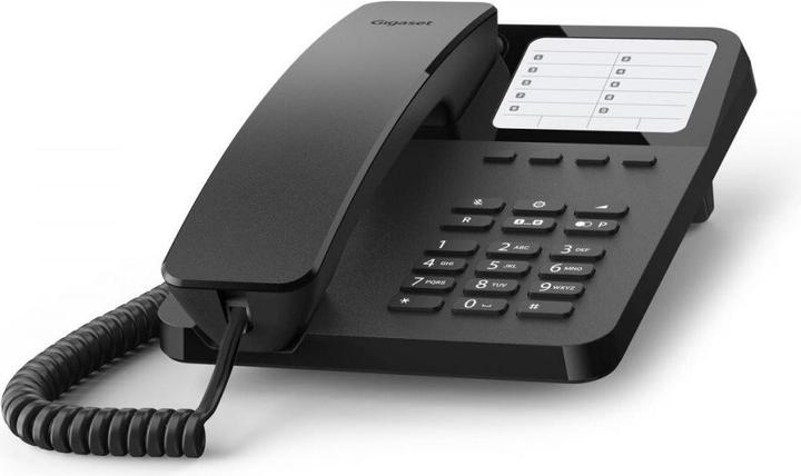 Produktbild Siemens Gigaset Schnurgebundenes Telefon DESK400 Schwarz
