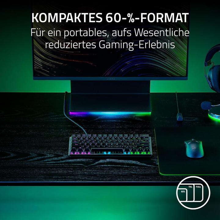 Actual product image Razer Huntsman V3 Pro Mini (Germany, Cable)